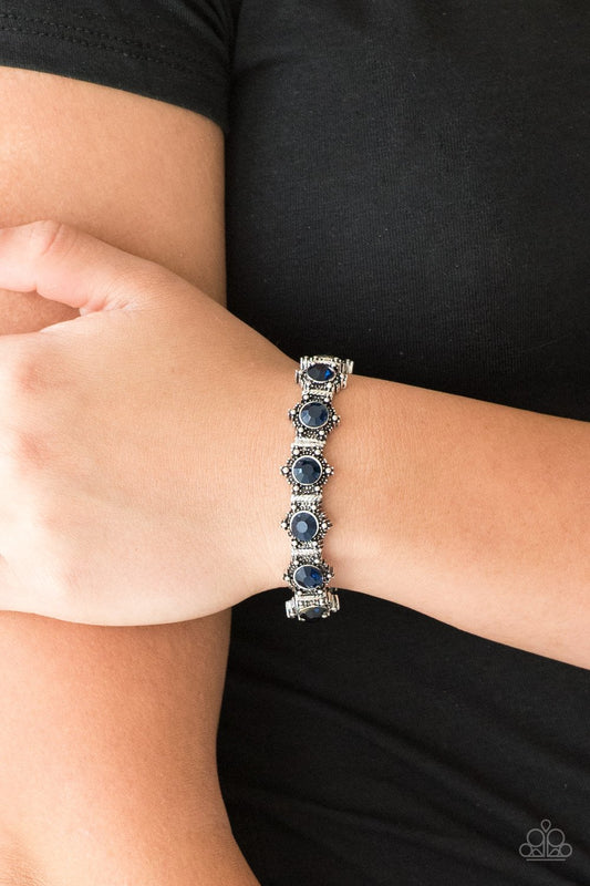 Strut Your Stuff-blue-Paparazzi bracelet
