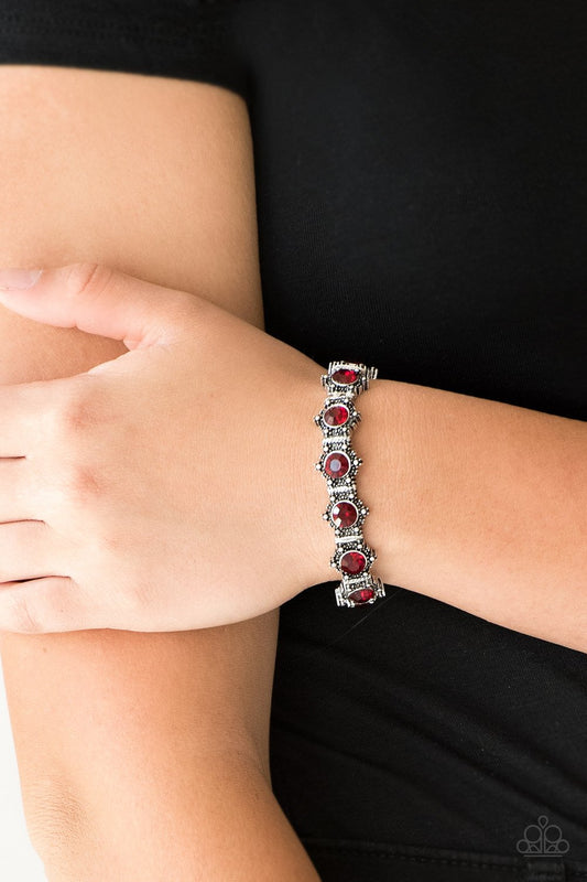 Strut Your Stuff-red-Paparazzi bracelet