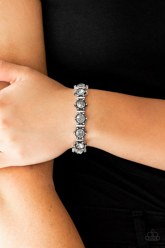Strut Your Stuff-silver-Paparazzi bracelet