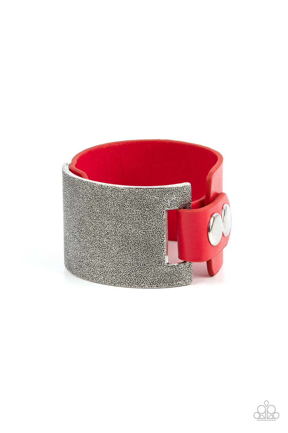 Studded Synchronism - red - Paparazzi bracelet