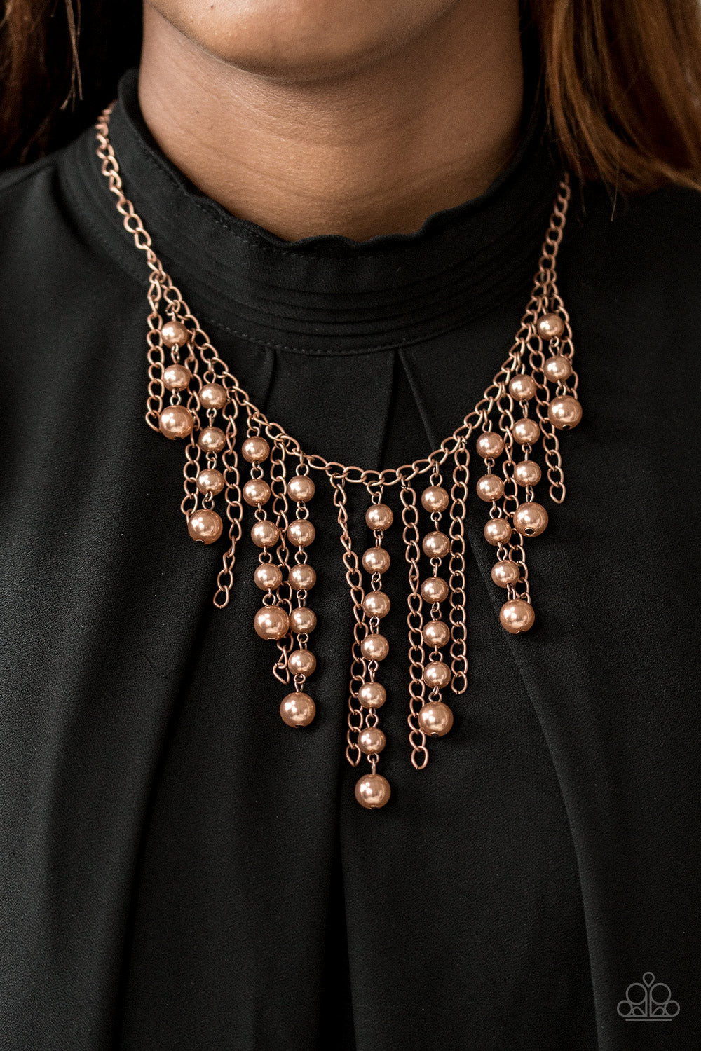 Stun Control - copper - Paparazzi necklace