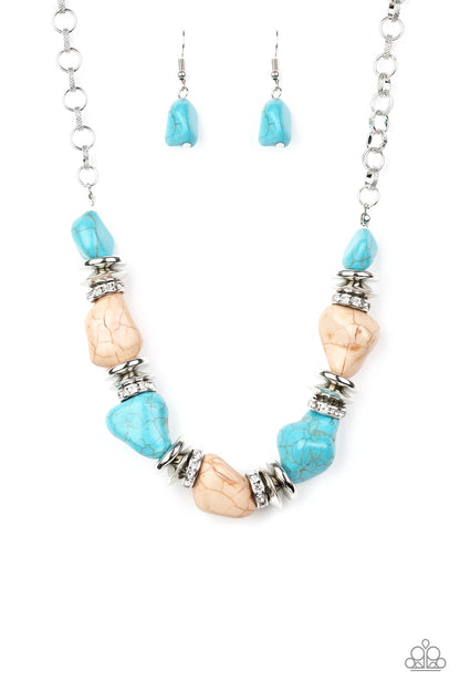 Stunningly Stone Age - multi - Paparazzi necklace