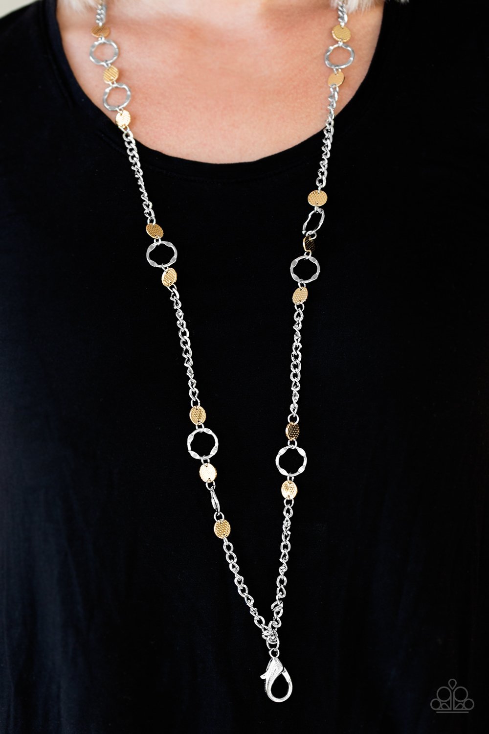 Stylishly Steampunk - multi - Paparazzi lanyard necklace