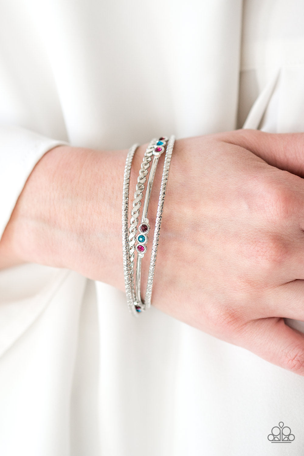 Subtle Shimmer - multi - Paparazzi bracelet