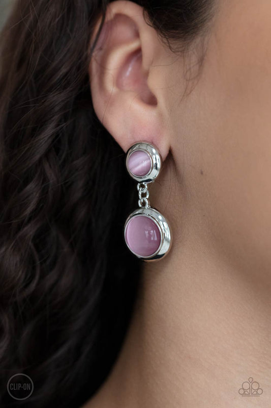 Subtle Smolder - pink - Paparazzi CLIP ON earrings
