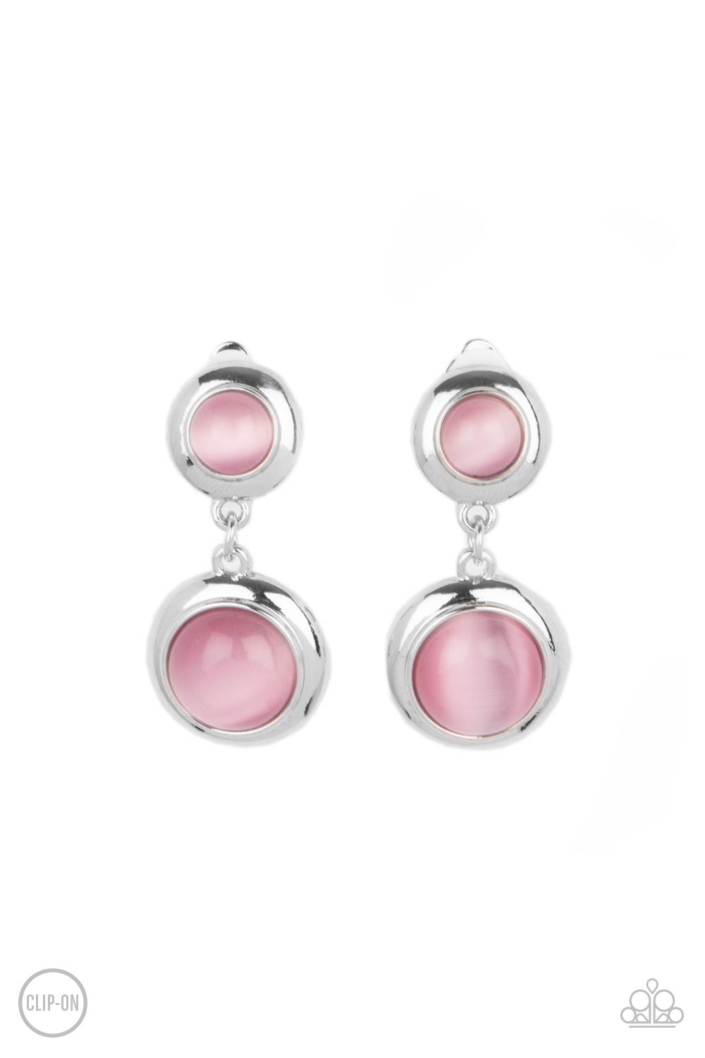 Subtle Smolder - pink - Paparazzi CLIP ON earrings