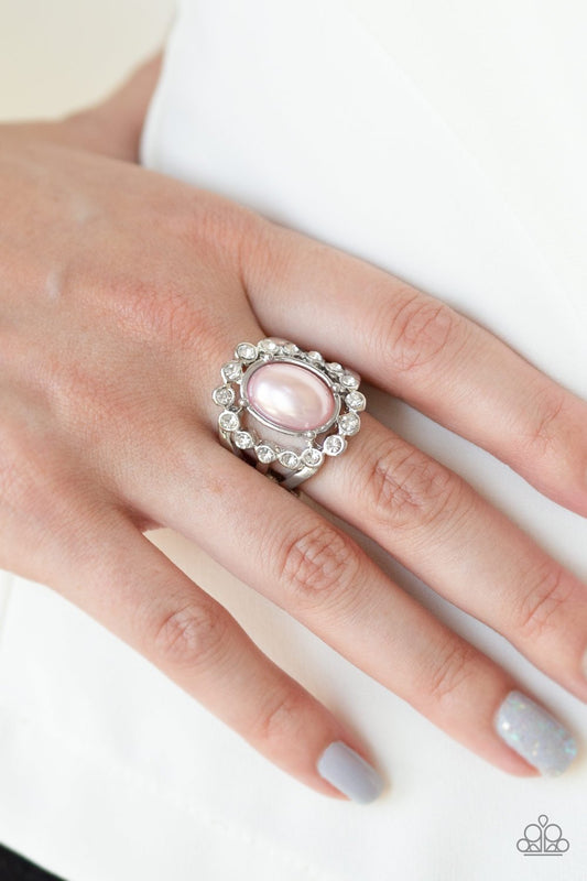 Sugar-Coated Splendor-pink-Paparazzi ring