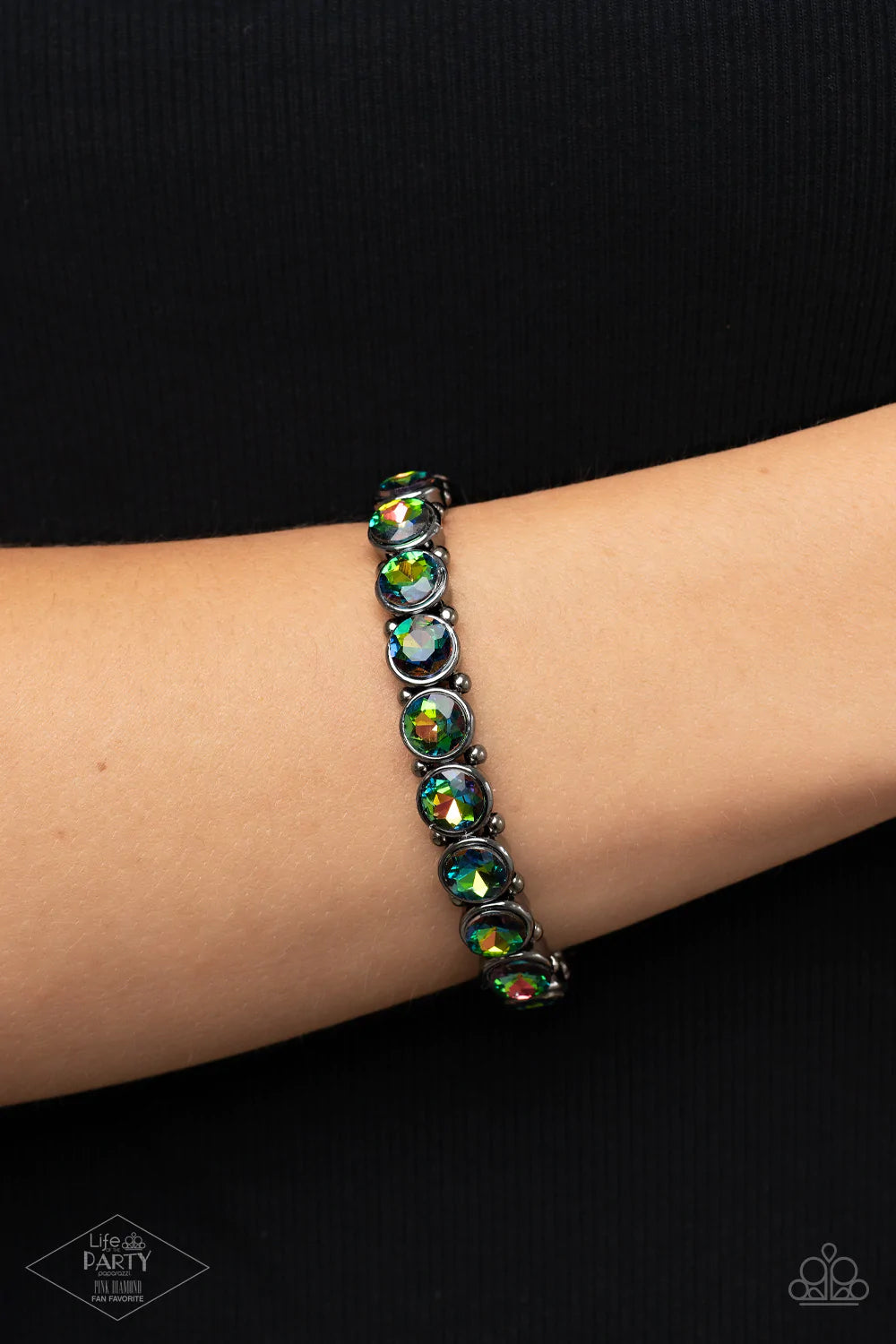 Sugar Coated Sparkle - multi (oil spill) - Paparazzi bracelet