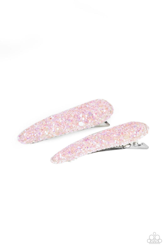 Sugar Plum Sparkle - pink - Paparazzi hair clip