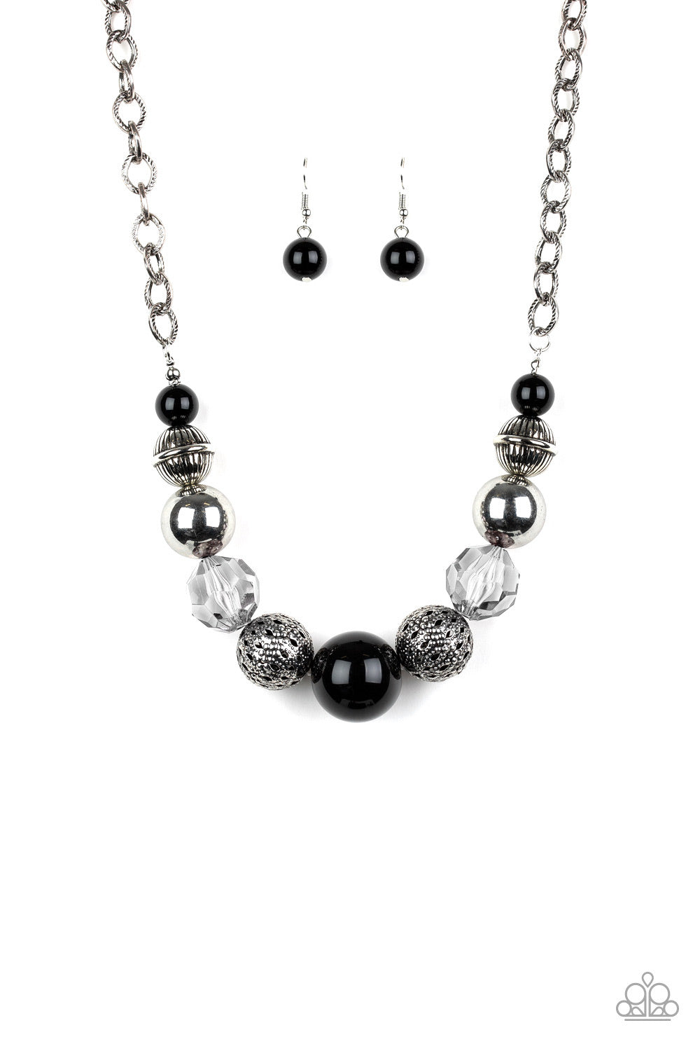 Sugar Sugar - black - Paparazzi necklace