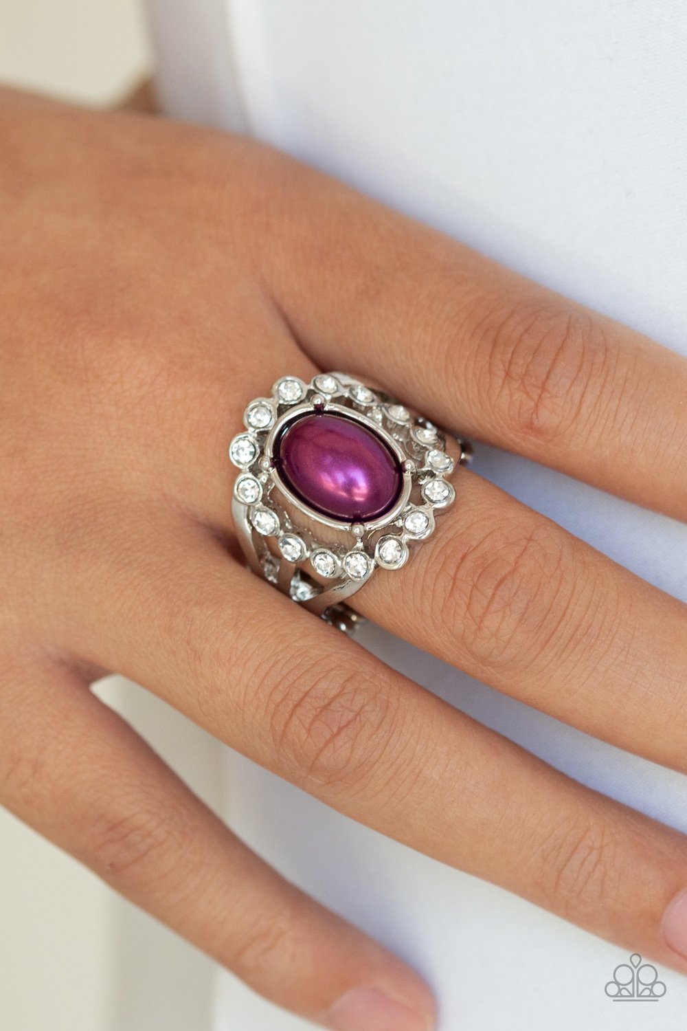Sugar Coated Splendor-purple-Paparazzi ring
