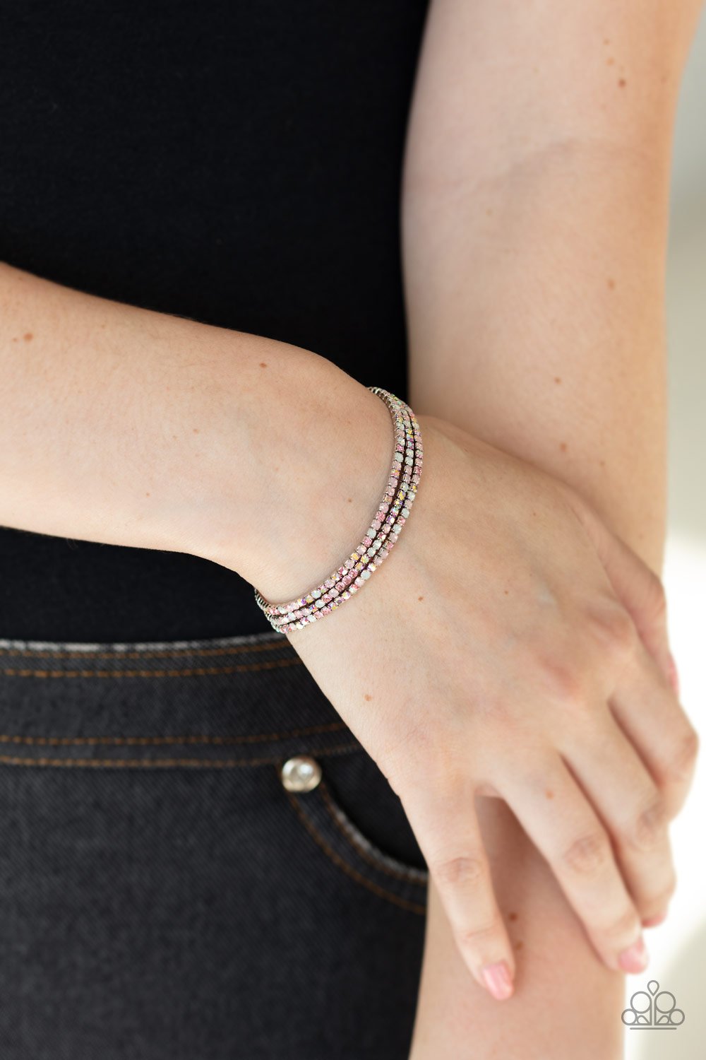 Sugar and Ice-pink-Paparazzi bracelet