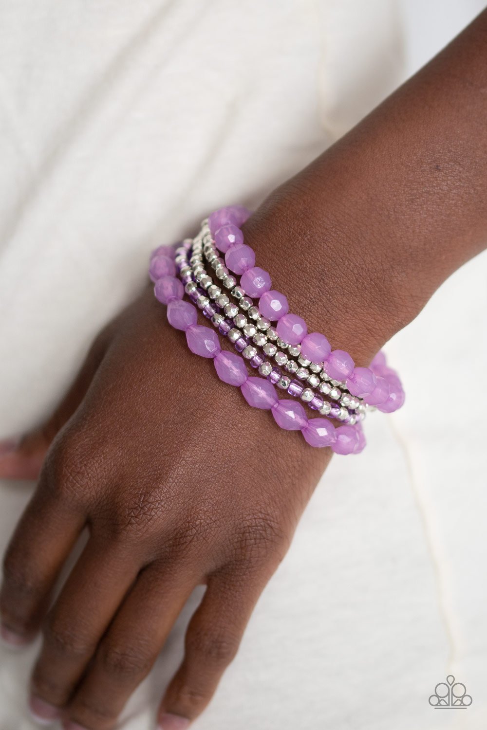 Sugary Sweet-purple-Paparazzi bracelet