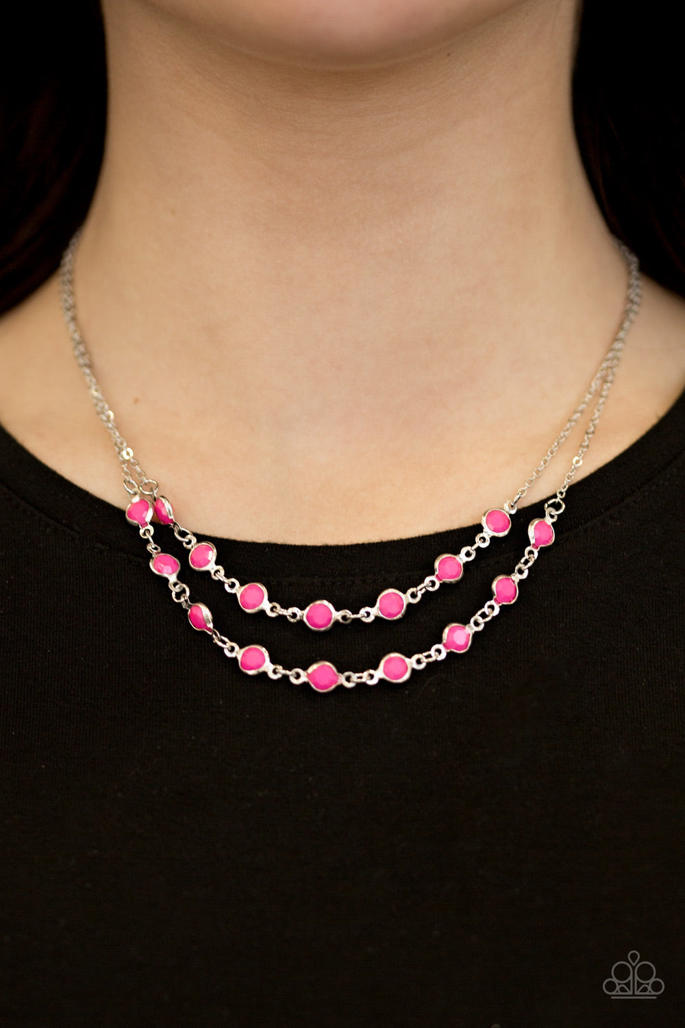 Summer Girl - pink - Paparazzi necklace