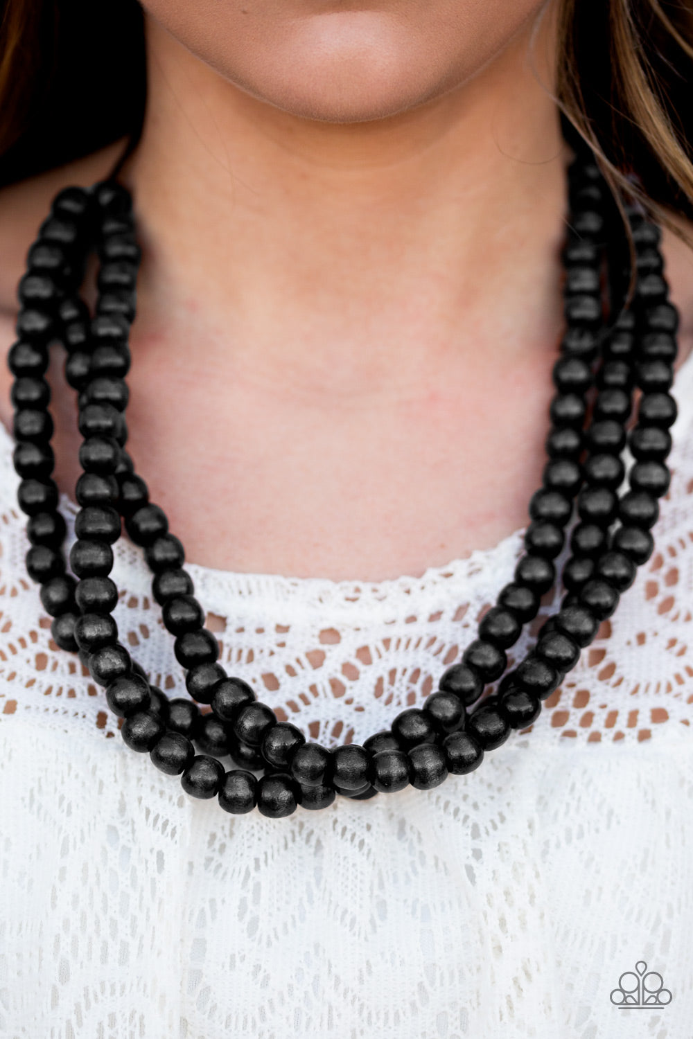 Summer Mai Tai - Black - Paparazzi necklace