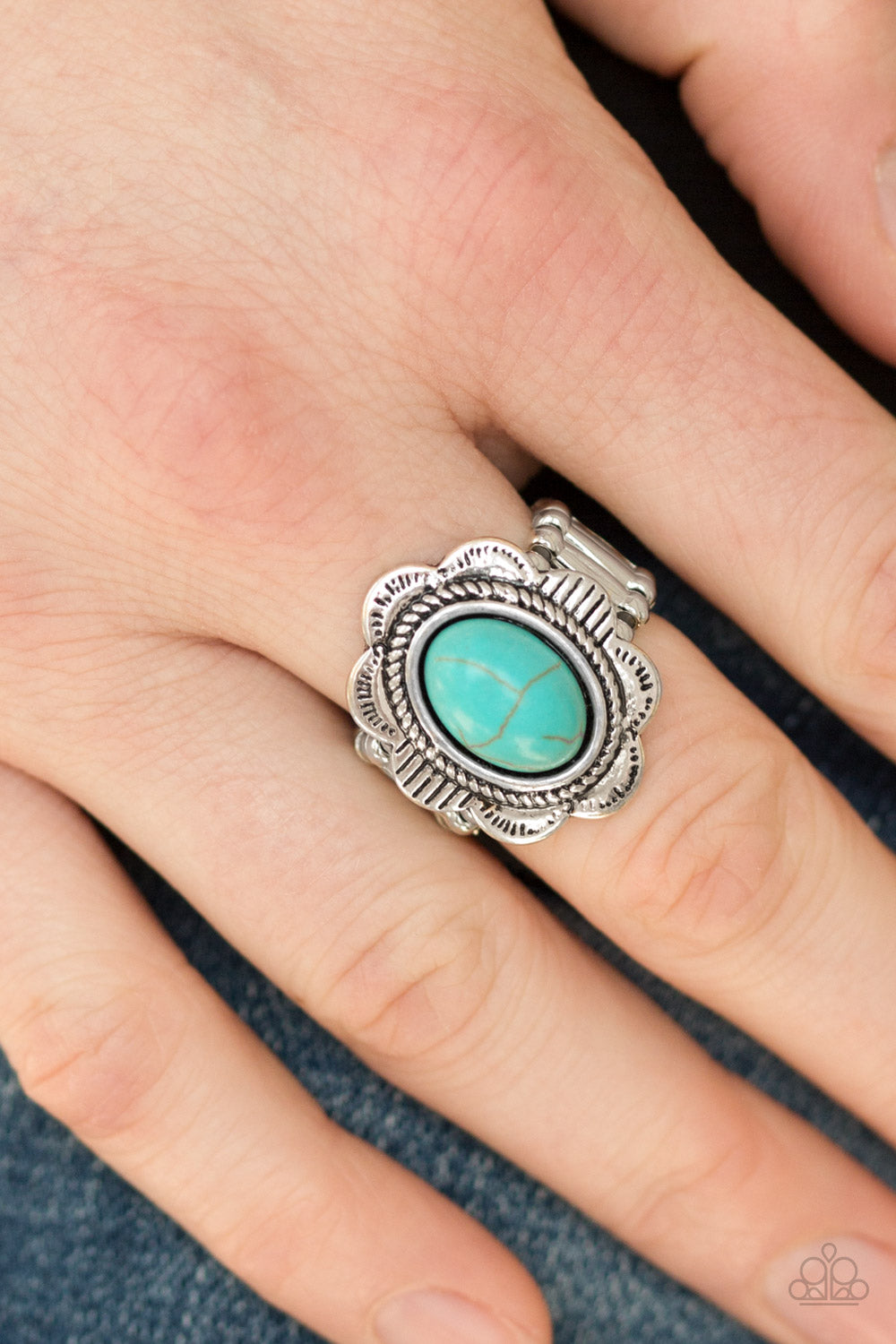 Summer Paradise - blue - Paparazzi ring