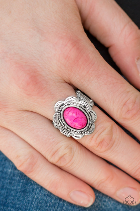 Summer Paradise - pink - Paparazzi ring