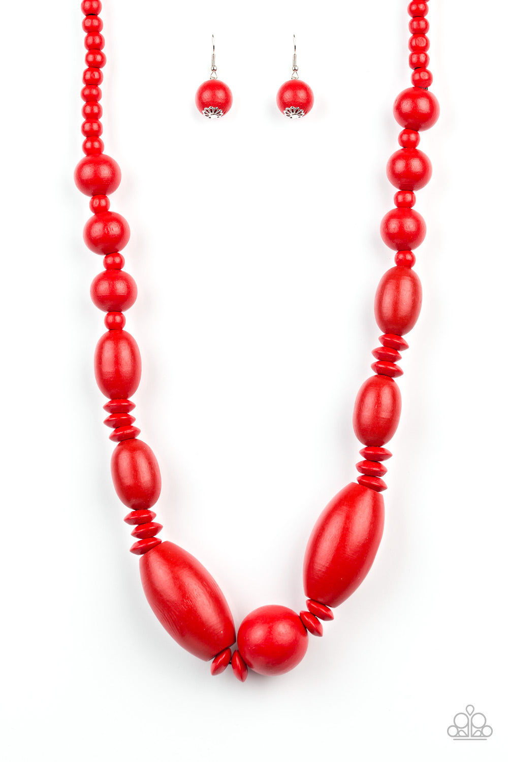 Summer Breezin - red - Paparazzi necklace