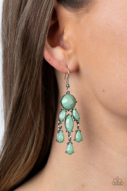 Summer Feeling - green - Paparazzi earrings