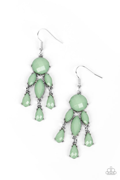 Summer Feeling - green - Paparazzi earrings