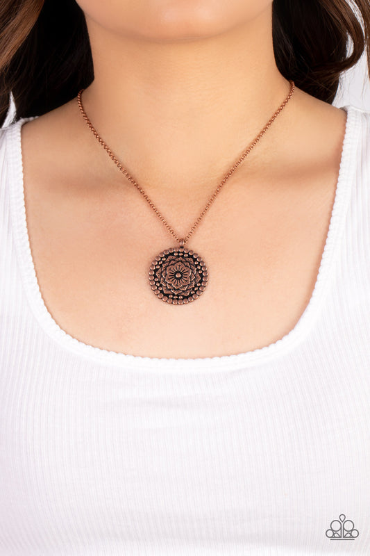 Summer HOMESTEAD - copper - Paparazzi necklace