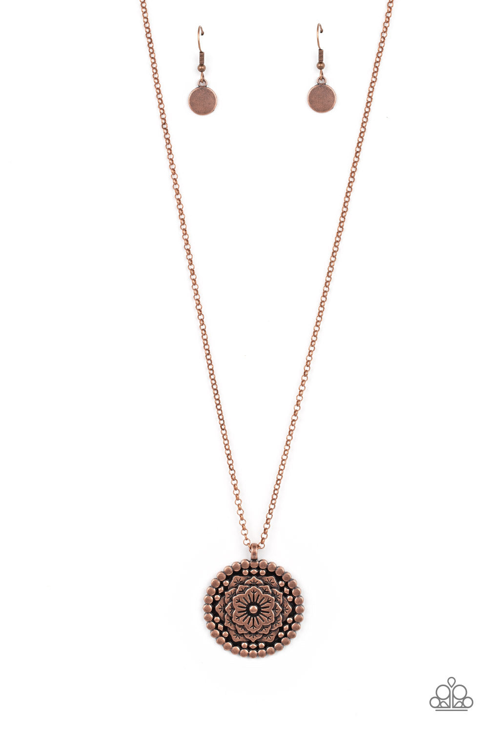 Summer HOMESTEAD - copper - Paparazzi necklace