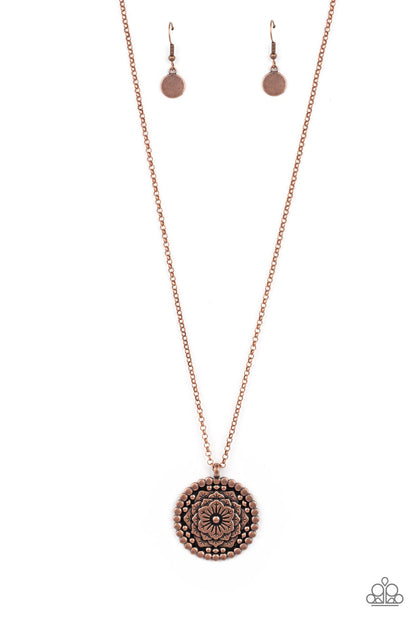 Summer HOMESTEAD - copper - Paparazzi necklace