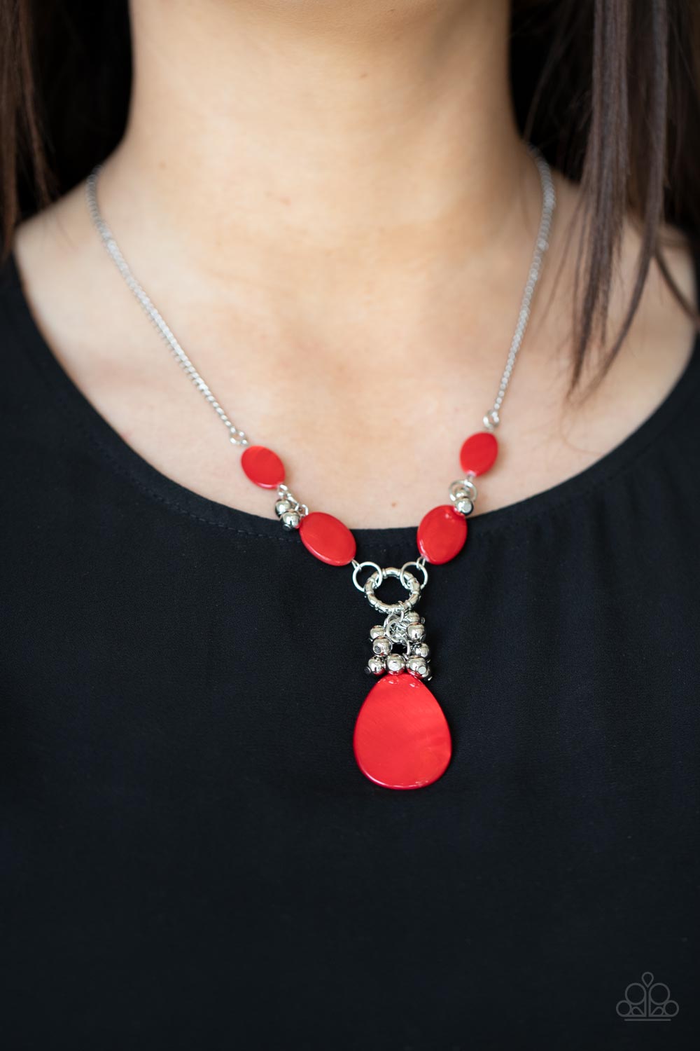 Summer Idol - red - Paparazzi necklace