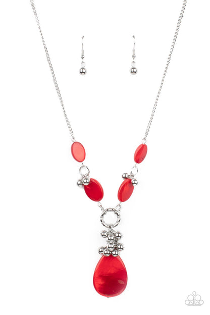 Summer Idol - red - Paparazzi necklace