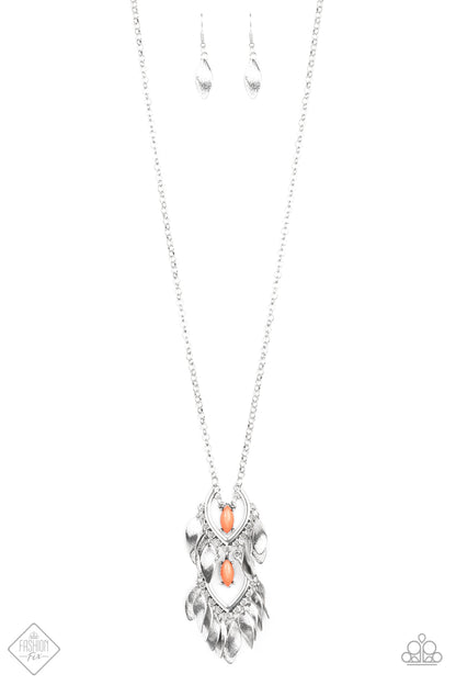 Summer SOUL-stice - orange - Paparazzi necklace