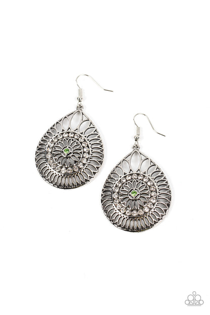 Summer Sojourn - green - Paparazzi earrings