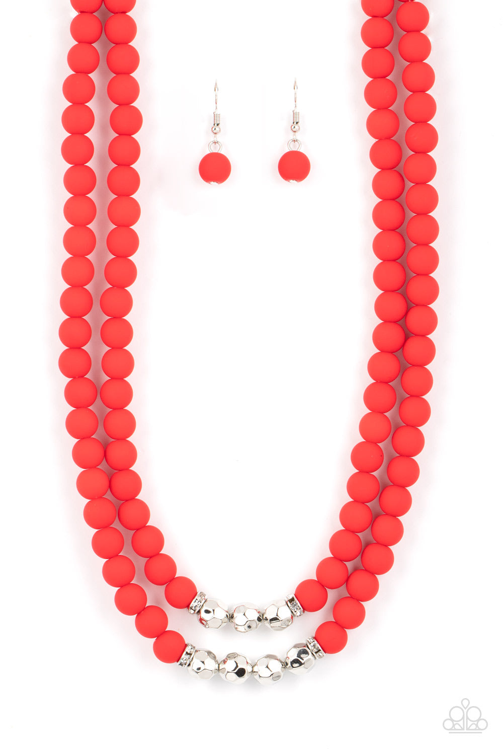 Summer Splash - red - Paparazzi necklace