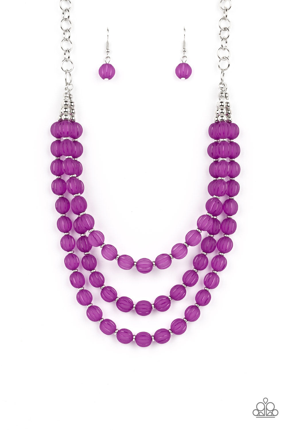 Summer Surprise - purple - Paparazzi necklace