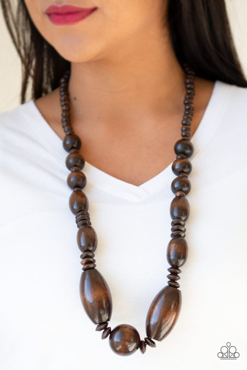 Summer Breezin-brown-Paparazzi necklace