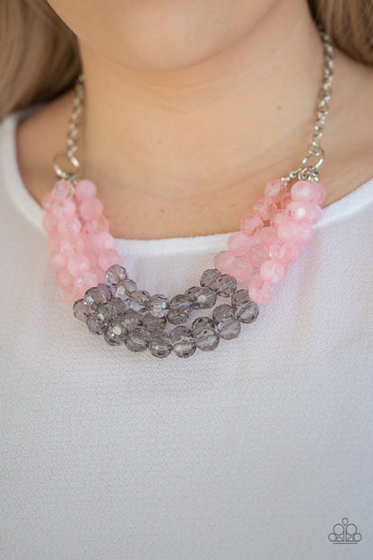 Summer Ice-pink-Paparazzi necklace