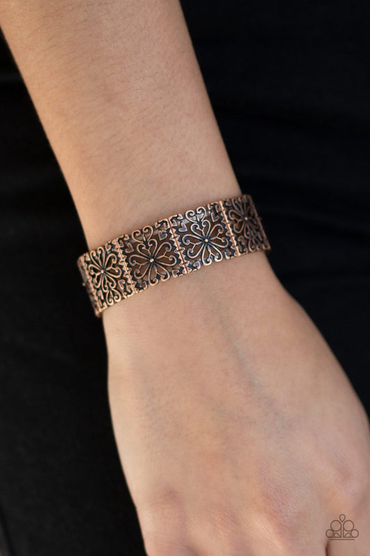 Summer Scandal-copper-Paparazzi bracelet
