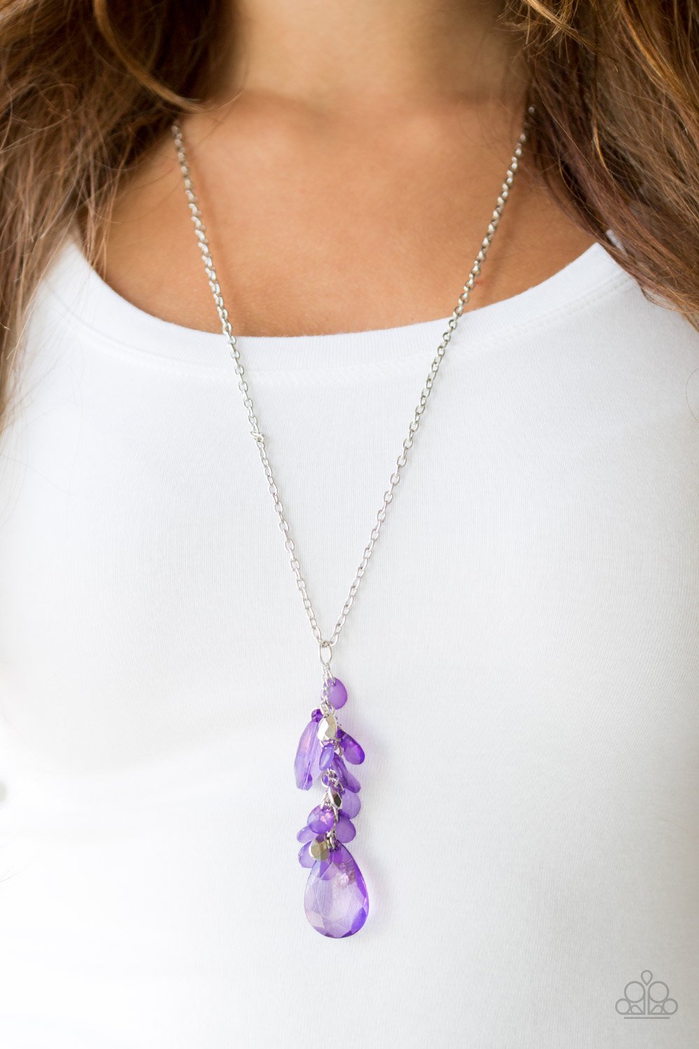 Summer Solo - purple - Paparazzi necklace