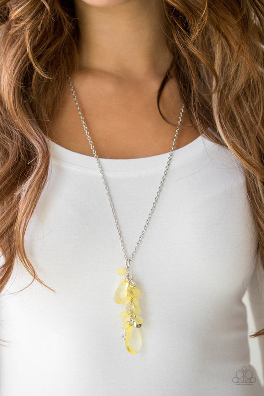 Summer Solo - yellow - Paparazzi necklace