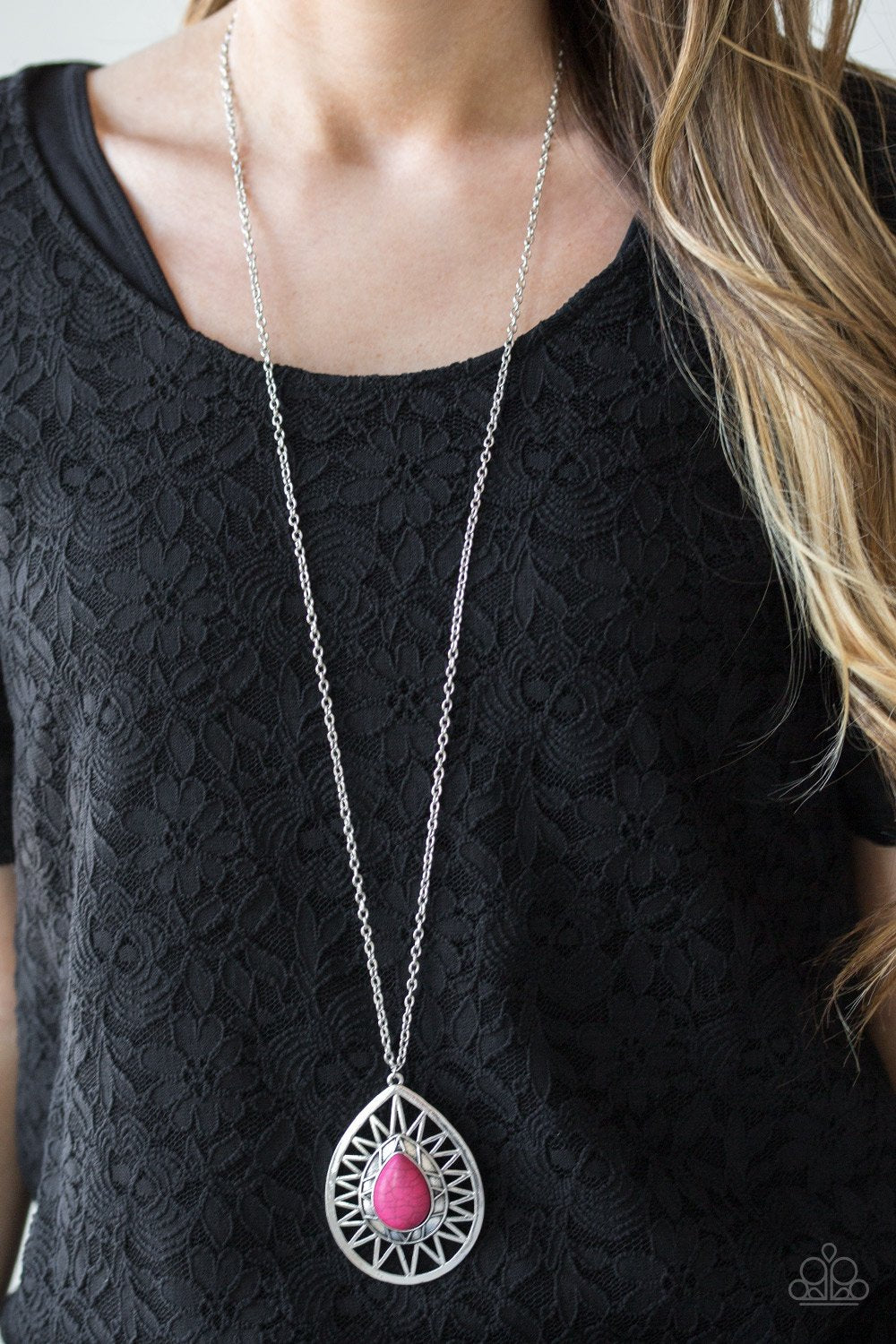 Summer Sunbeam - pink - Paparazzi necklace