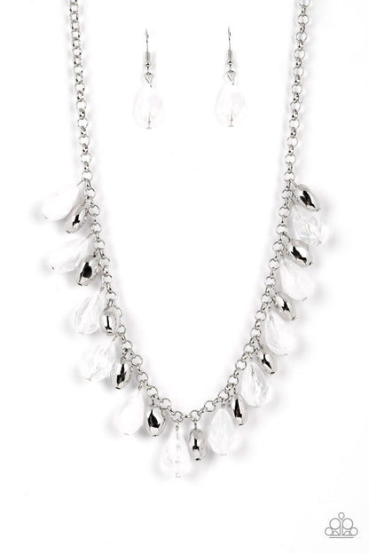 Summertime Tryst - white - Paparazzi necklace