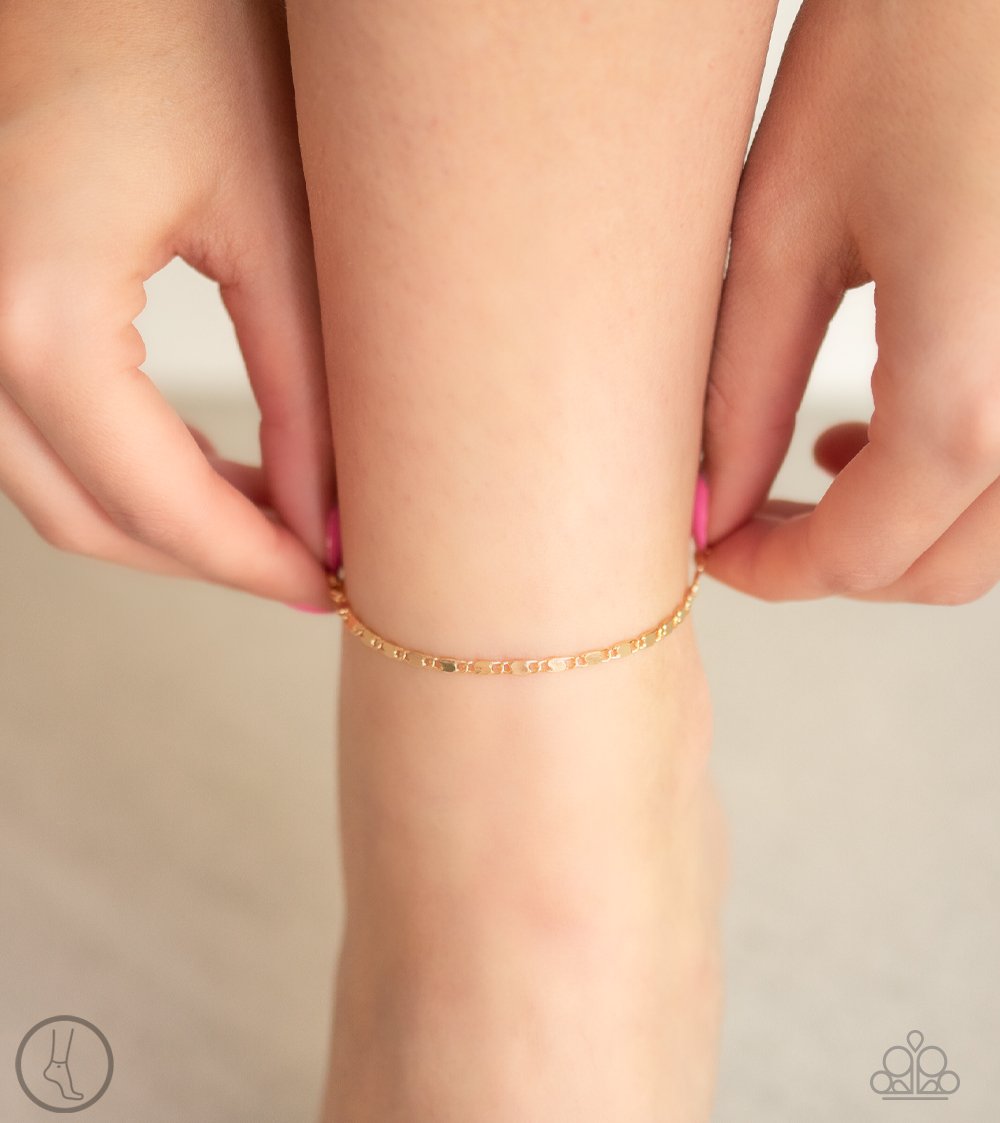 Sun Kissed Radiance-gold-Paparazzi anklet