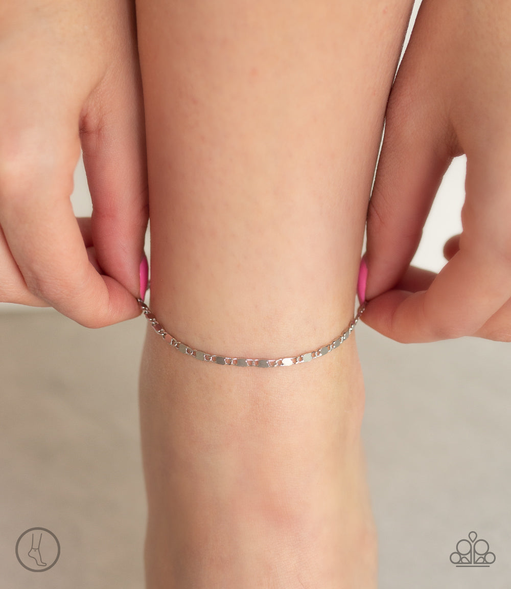 Sun Kissed Radiance - silver - Paparazzi anklet