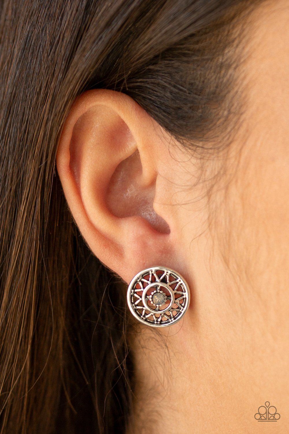 Sunlit Splendor-multi-Paparazzi earrings