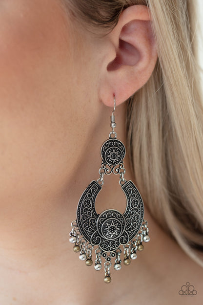 Sunny Chimes - multi - Paparazzi earrings