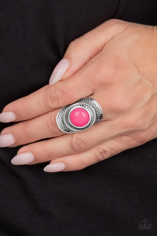 Sunny Sensations-pink-Paparazzi ring