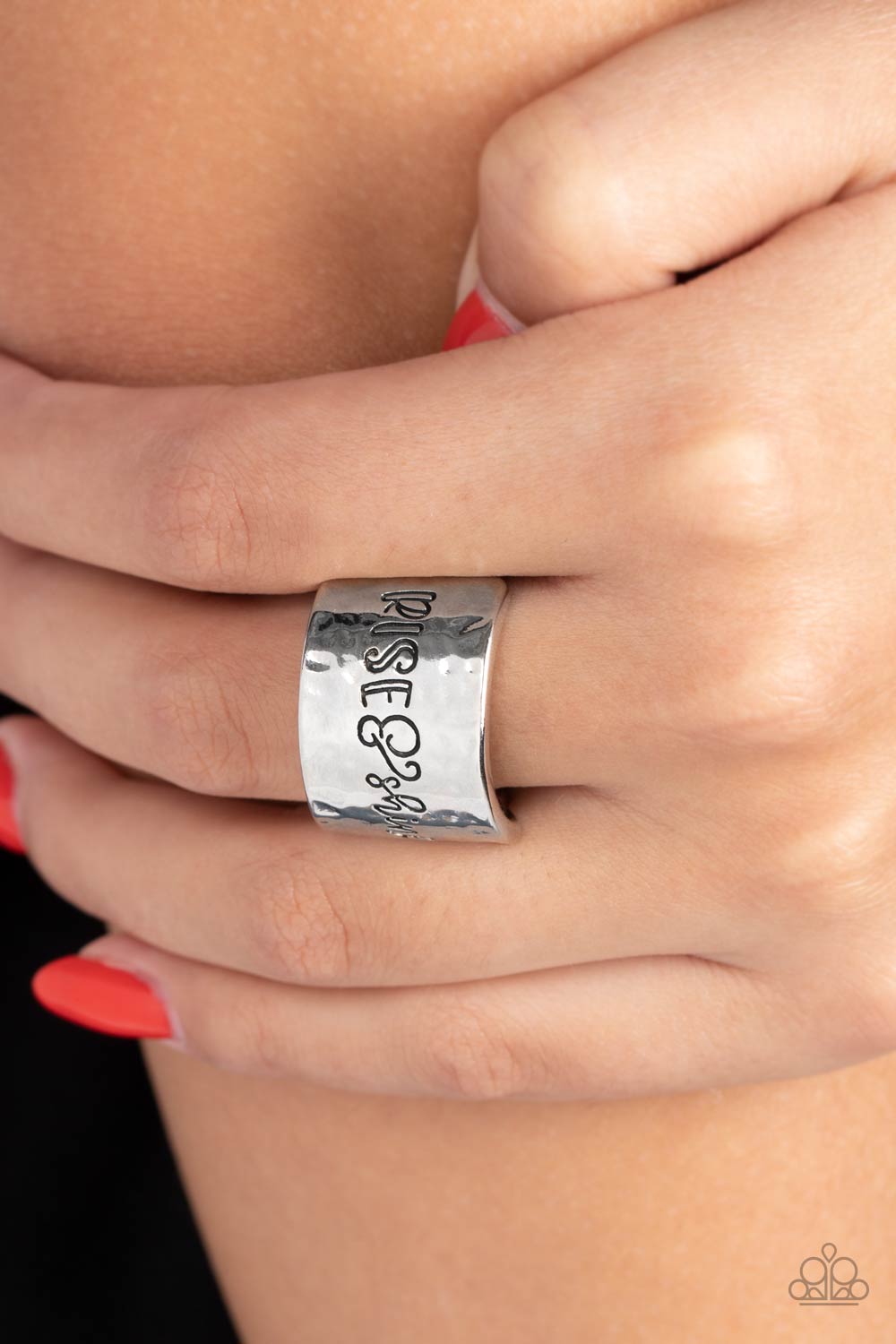 Sunrise Street - silver - Paparazzi ring