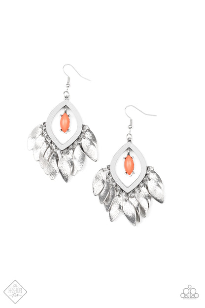 Sunset Soul - orange - Paparazzi earrings