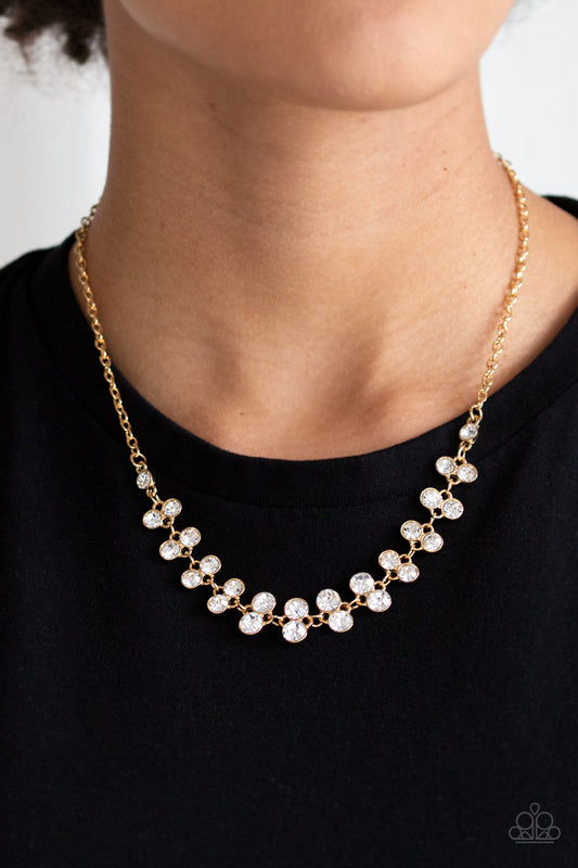 Super Starstruck - gold - Paparazzi necklace