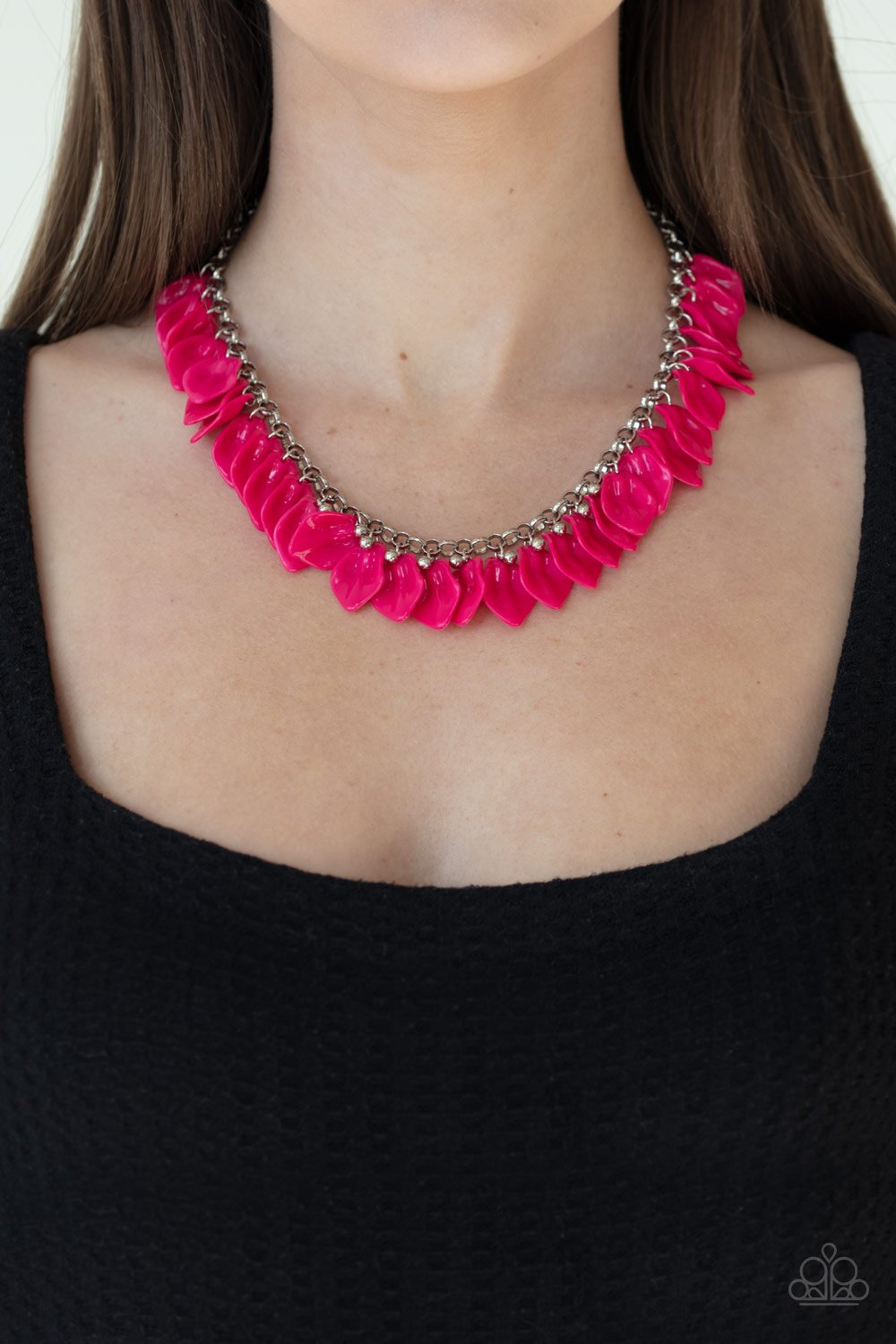 Super Bloom-pink-Paparazzi necklace