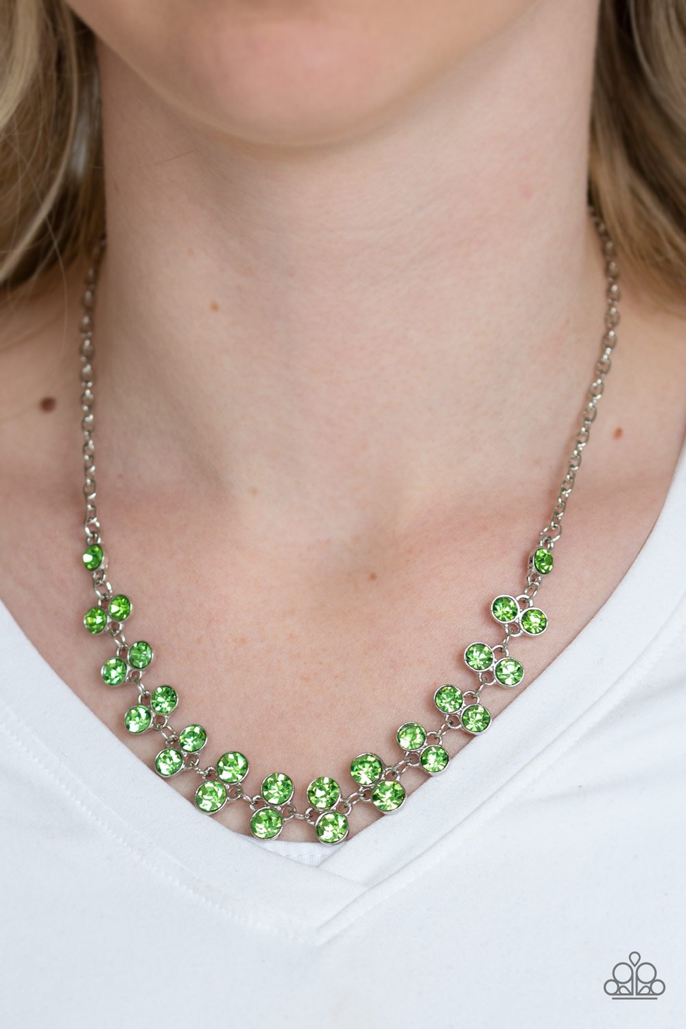 Super Starstruck-green-Paparazzi necklace